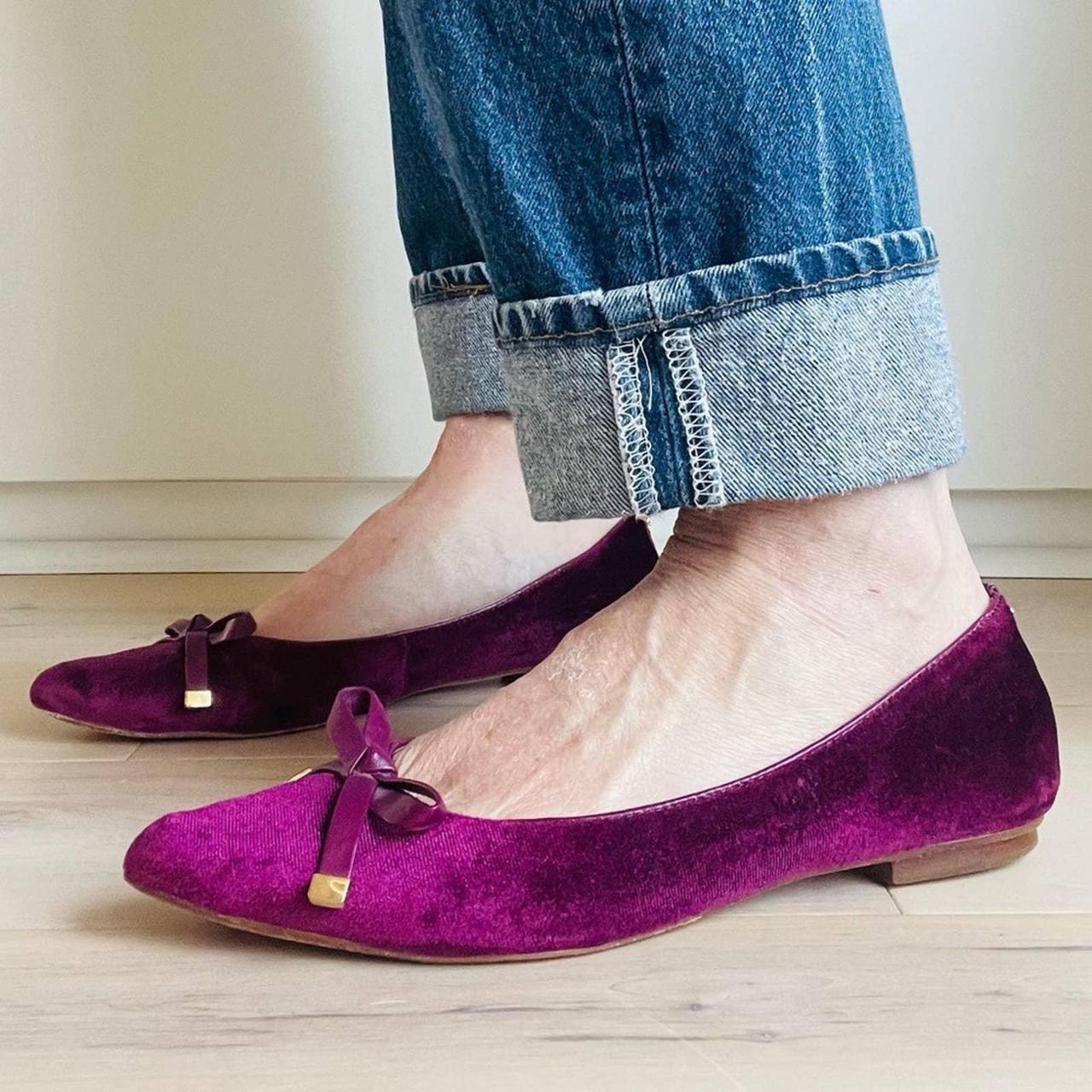 Purple kate sale spade shoes