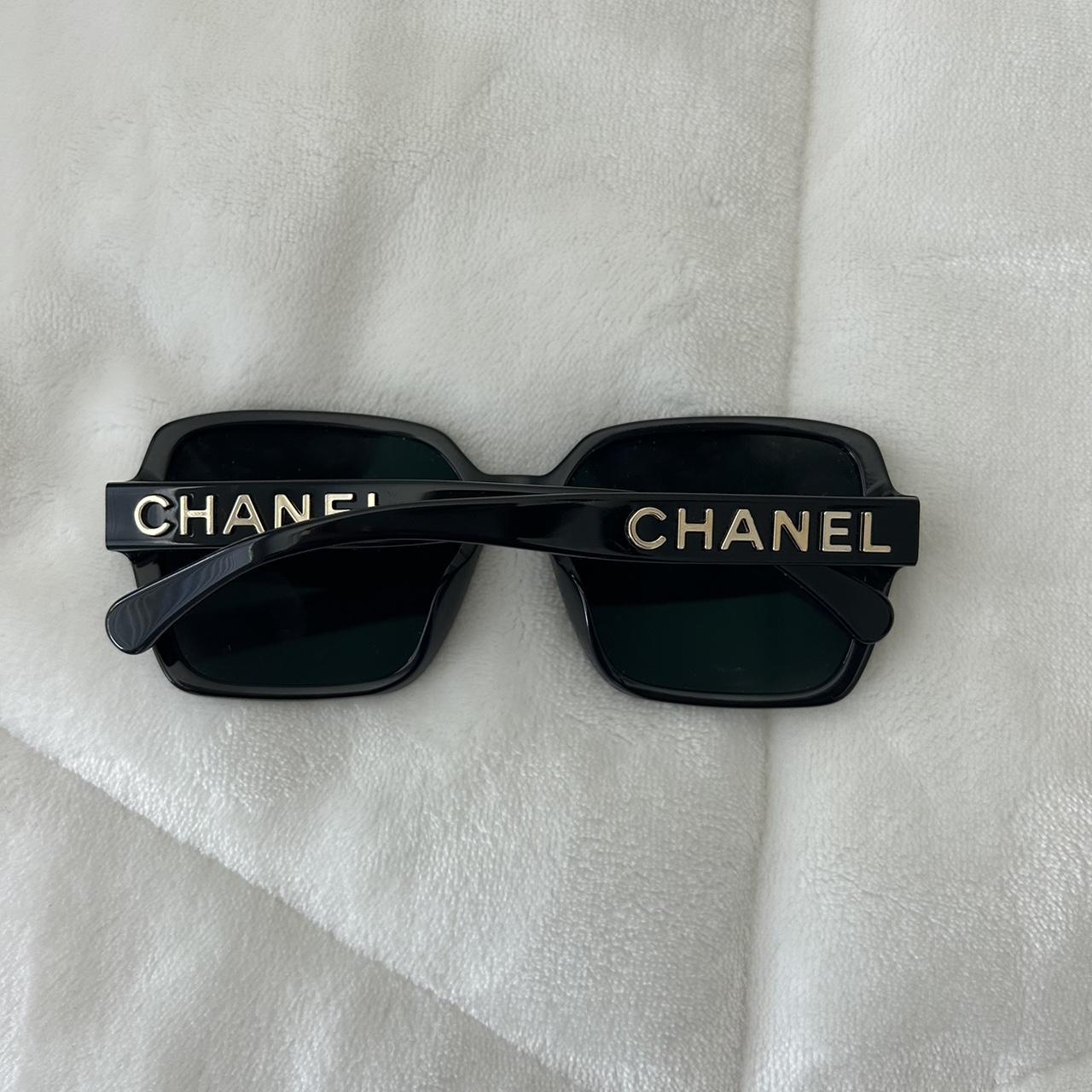 Vintage Chanel green gradient sunglasses 🫧, So cute