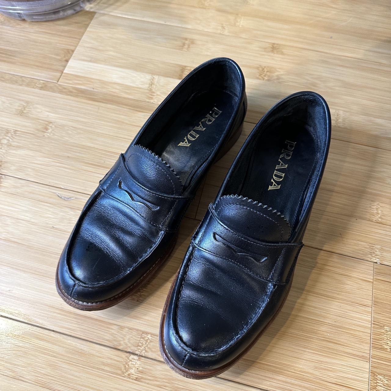 Prada chunky loafers 👞 Very classic design and... Depop