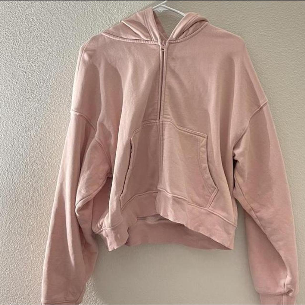 ARITZIA BLUSH PINK JACKET - TNA COZYAF SIZE: L - Depop