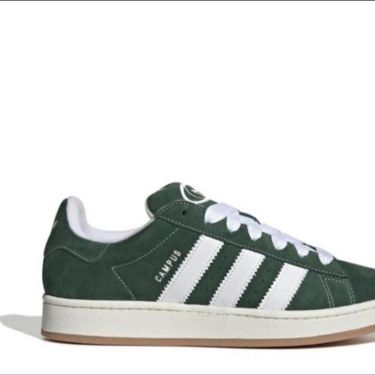 ADIDAS campus 00’s green barely worn, women’s size... - Depop