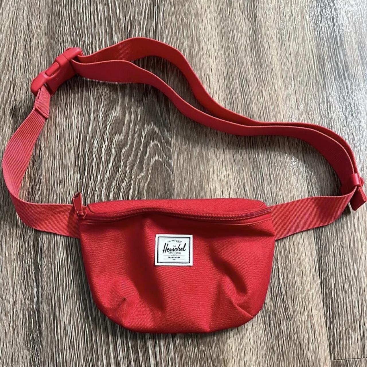 RED BELT BAG Herschel brand A red belt, bag or... Depop