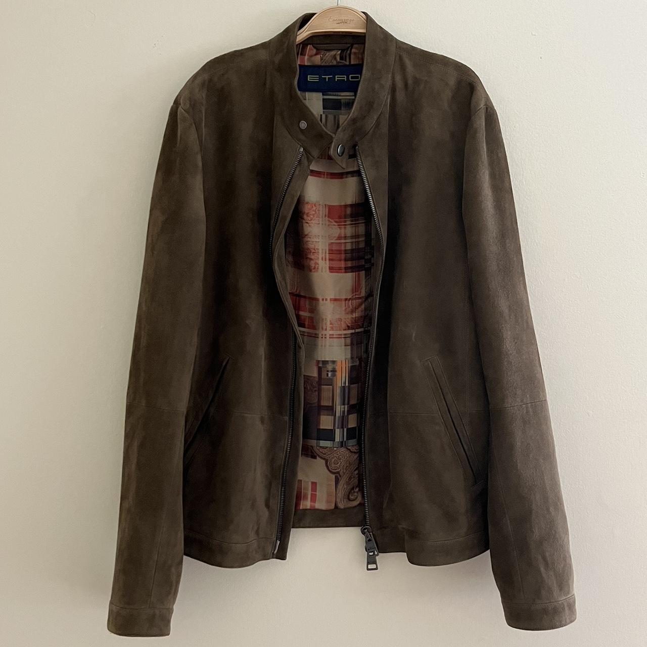 Etro Men's Brown and Red Jacket