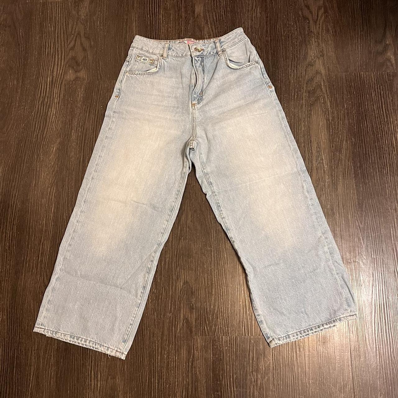 SuperDry High Waisted Wide Leg Light Jeans! Waist... Depop