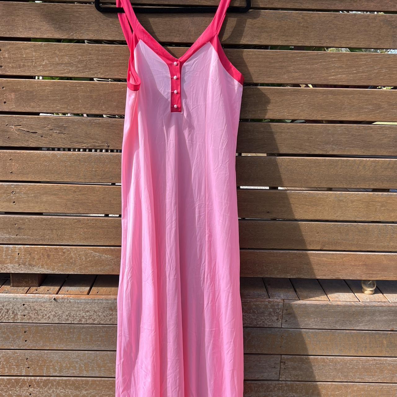 VINTAGE BEAUTIFUL SILK NYLON MAXI DRESS / NIGHTGOWN... Depop