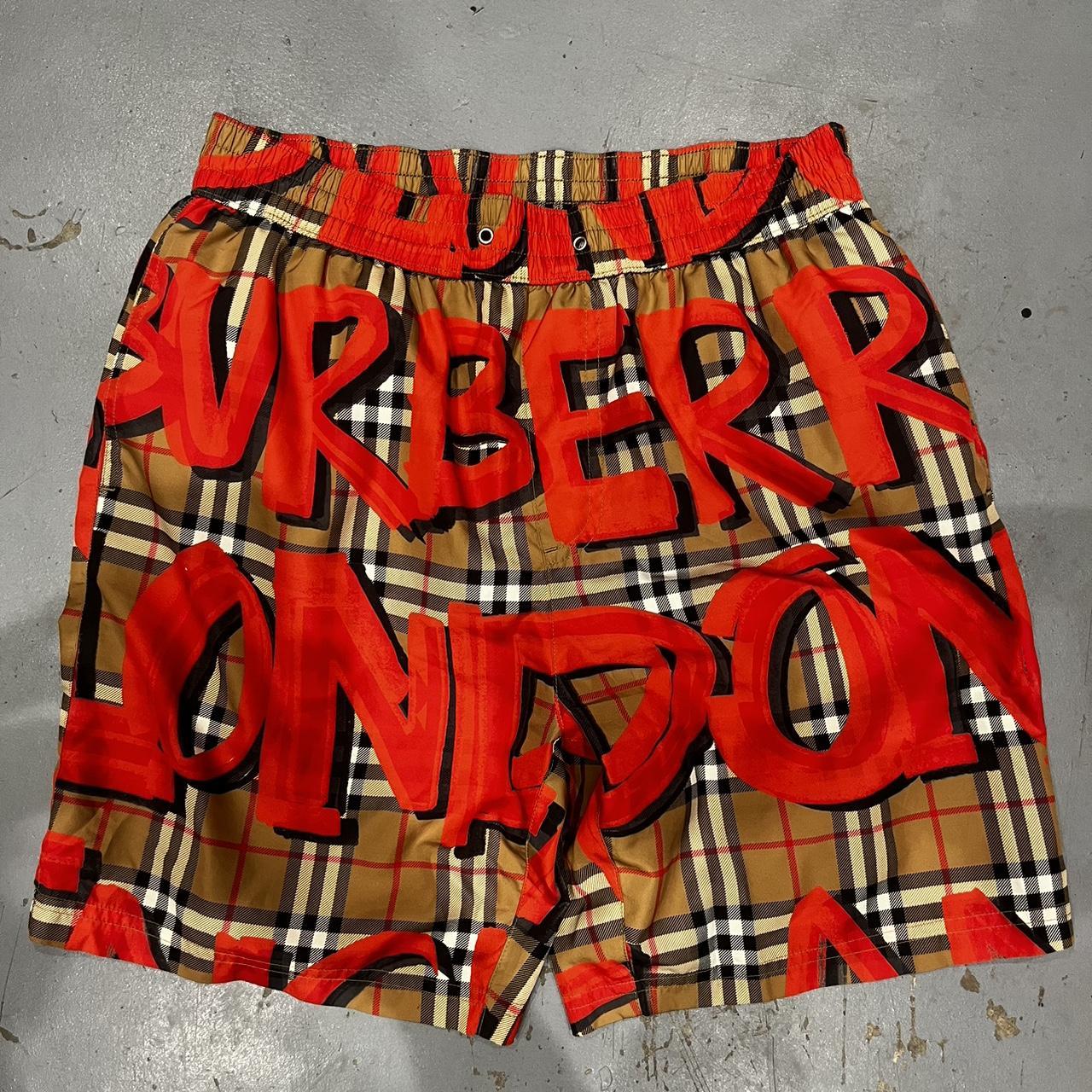 Burberry swim trunks worn a few times does not