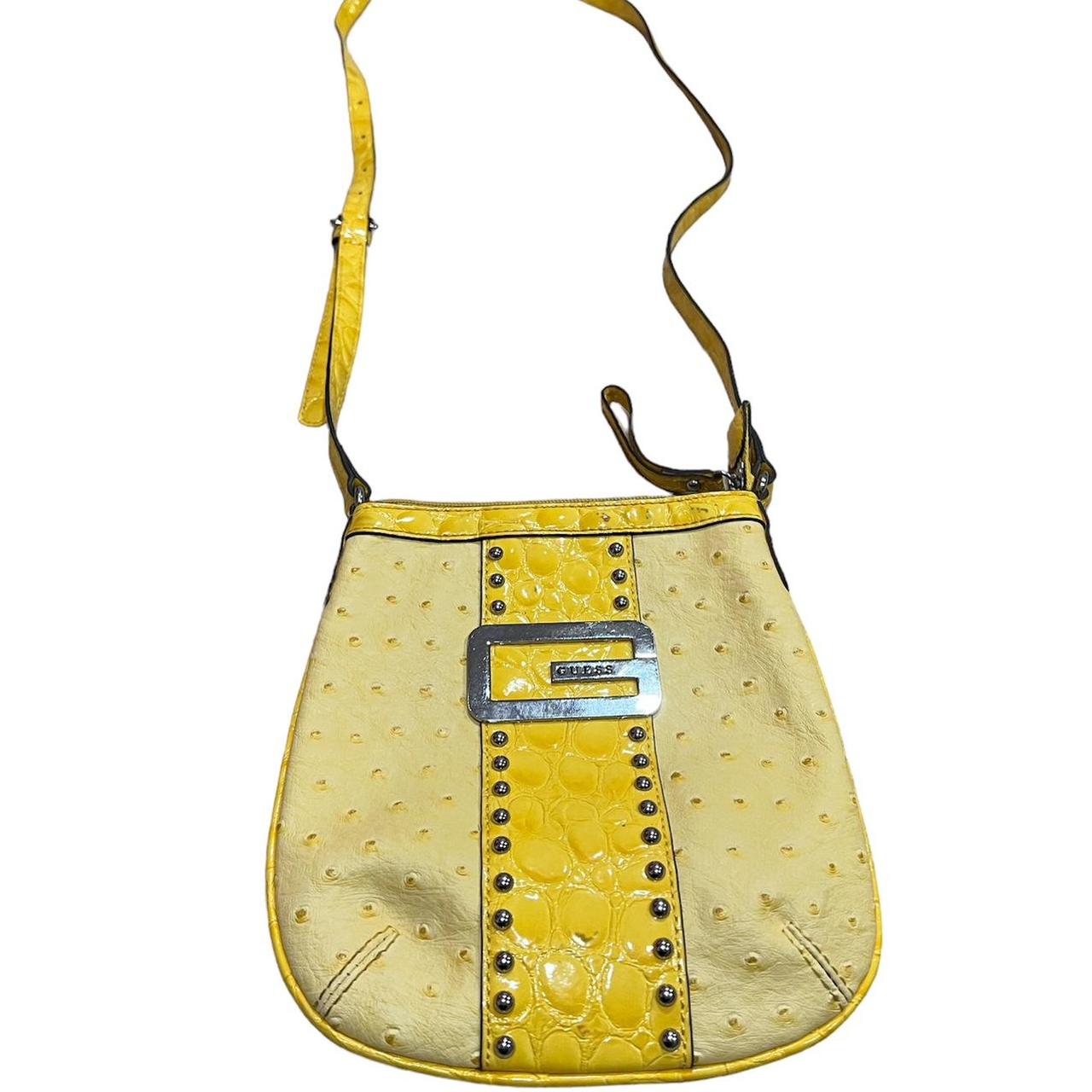 Guess Women's Yellow Bag Depop