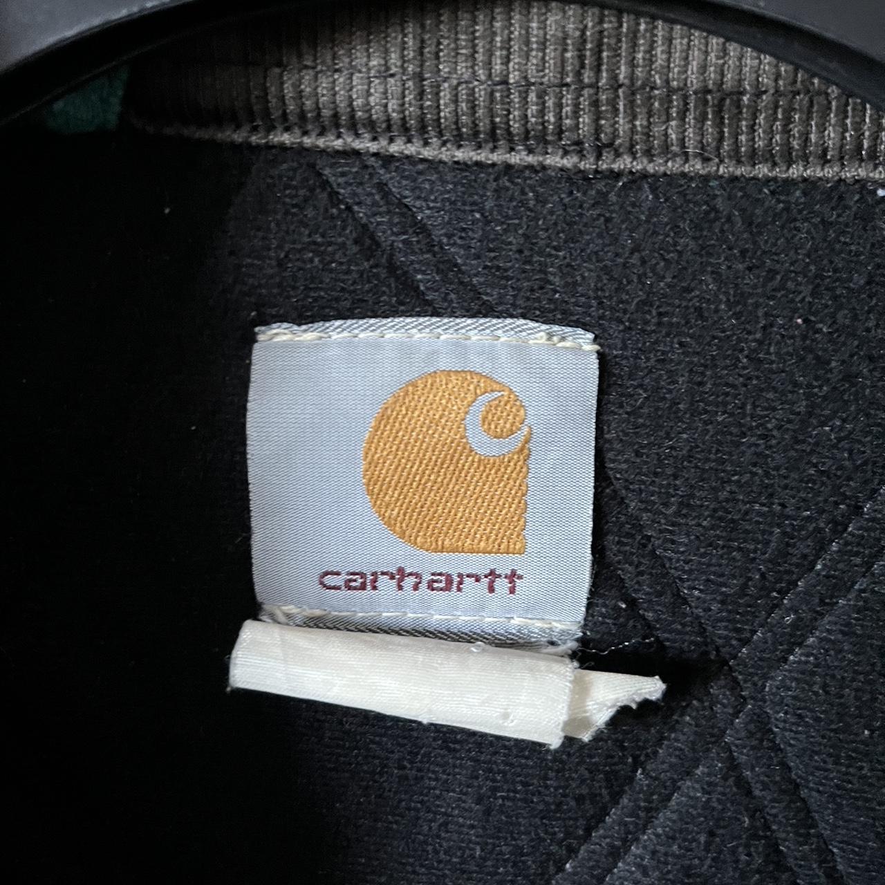 Carhartt Aztec canvas jacket vintage turquoise... - Depop