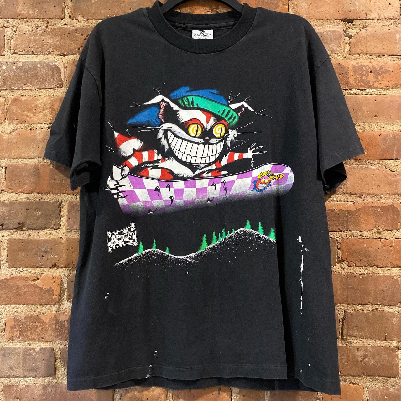 トップス 90s ANDAZIA Cheshire cat tee Andazia Cheshire Cat Tee – Community Thrift and Vintage