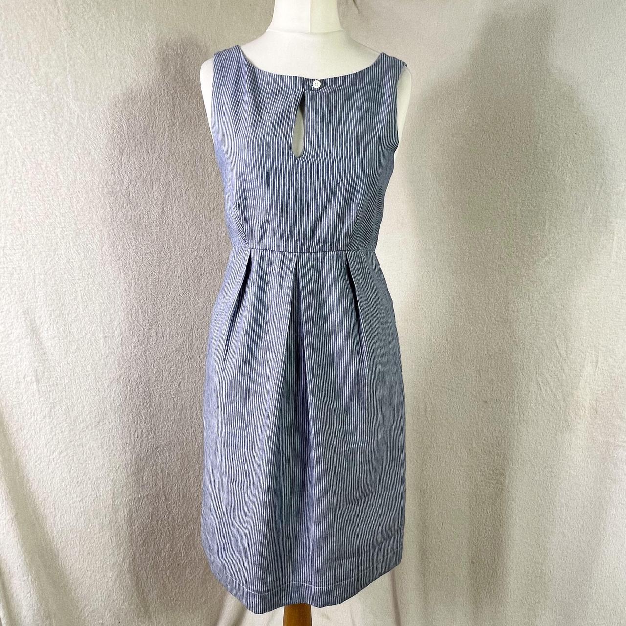 Max Mara Women's Blue Dress | Depop