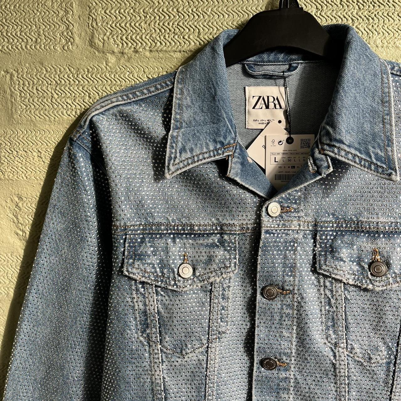 DENIM JACKET WITH FAUX SHEARLING - Mid-blue | ZARA India-totobed.com.vn