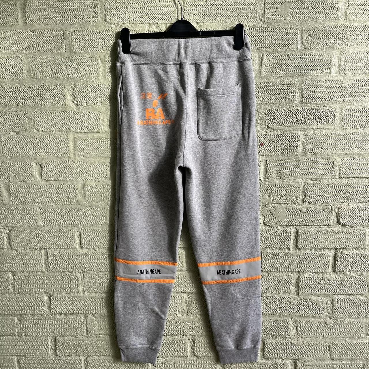 Grey bape hot sale joggers