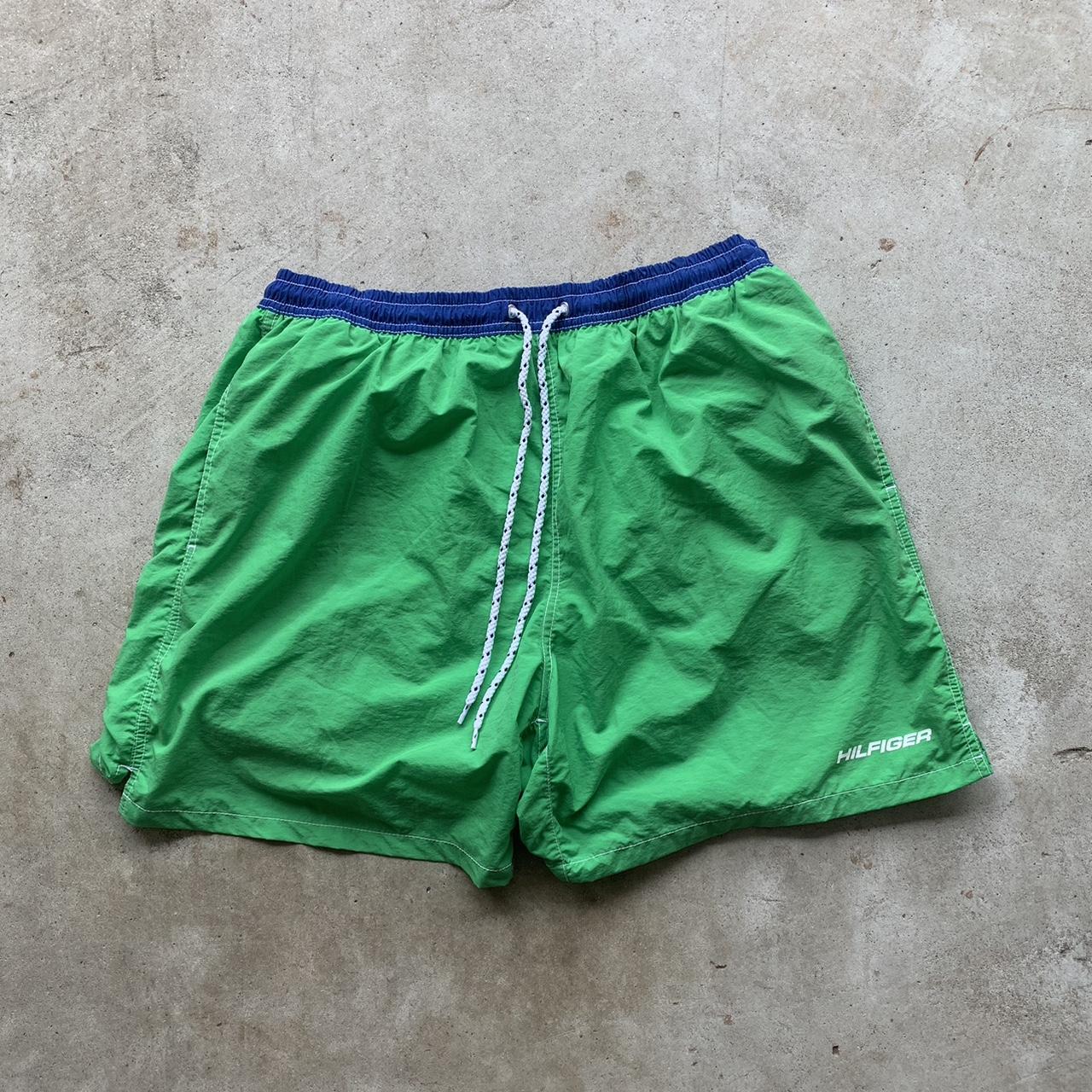 Tommy Hilfiger Men's Green Shorts | Depop