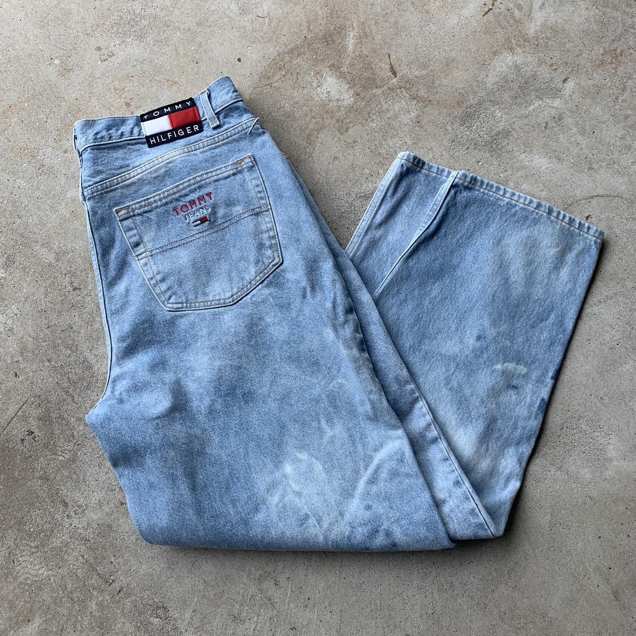 Vintage Tommy Hilfiger Jeans 💙 Measures 36x32 Free... - Depop