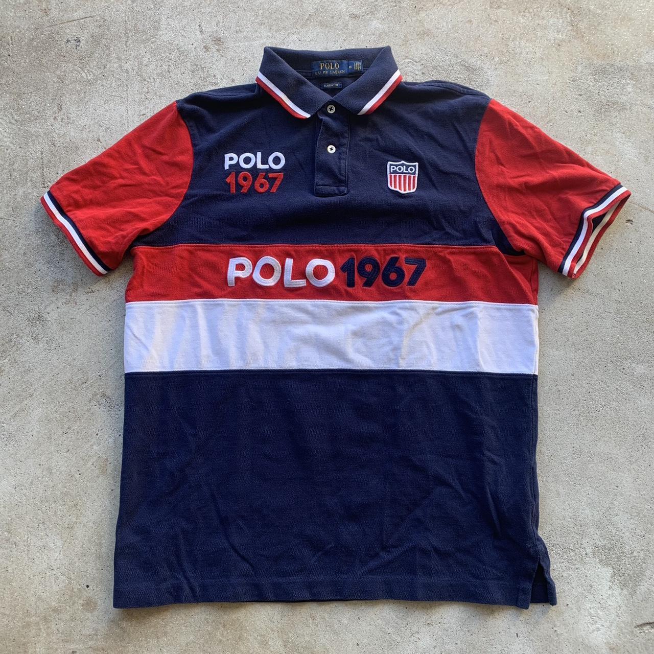 Polo Ralph Lauren USA Polo ️ Size Medium, Measures... - Depop