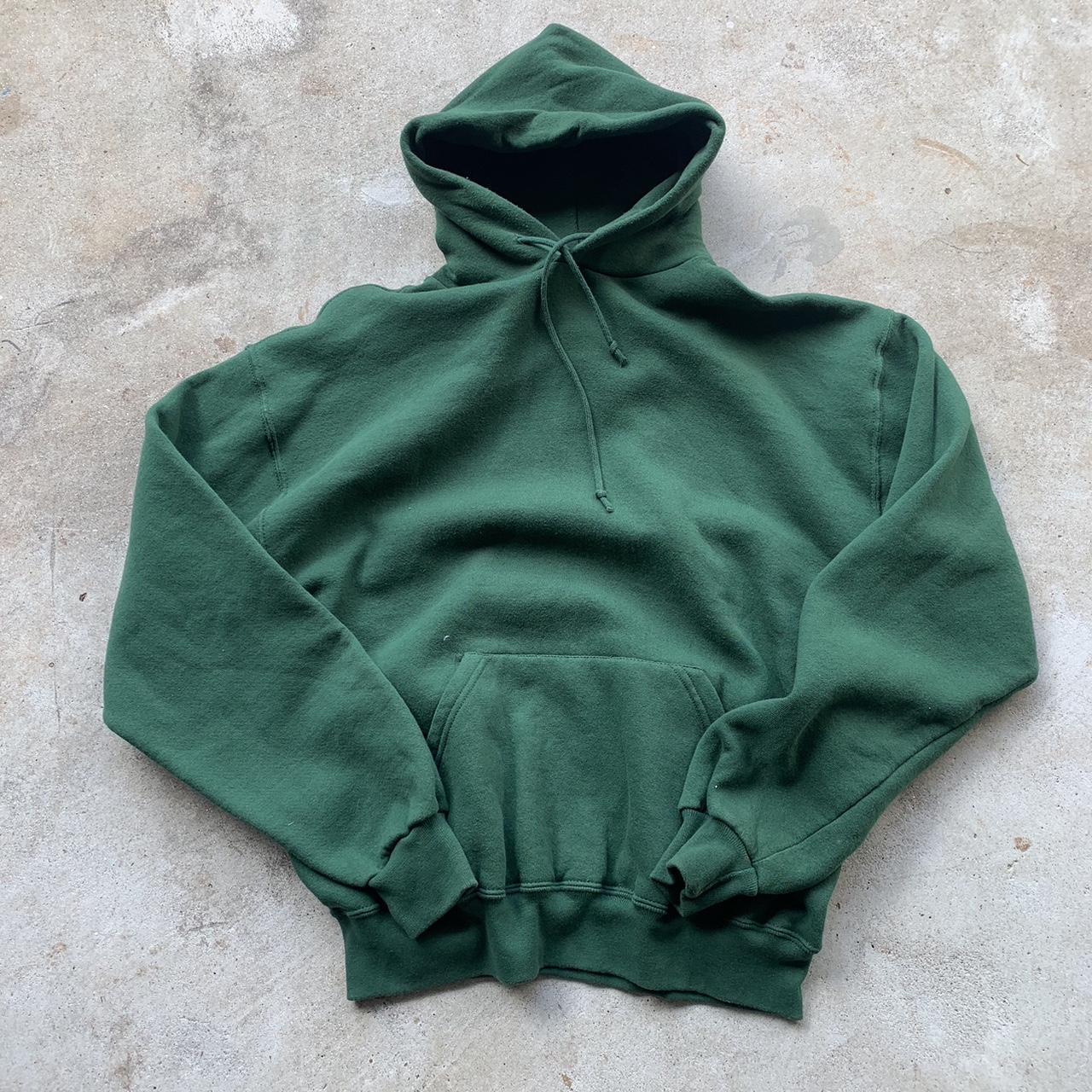 Russell Athletic Hoodie 💚 Size Large, measures 26... - Depop