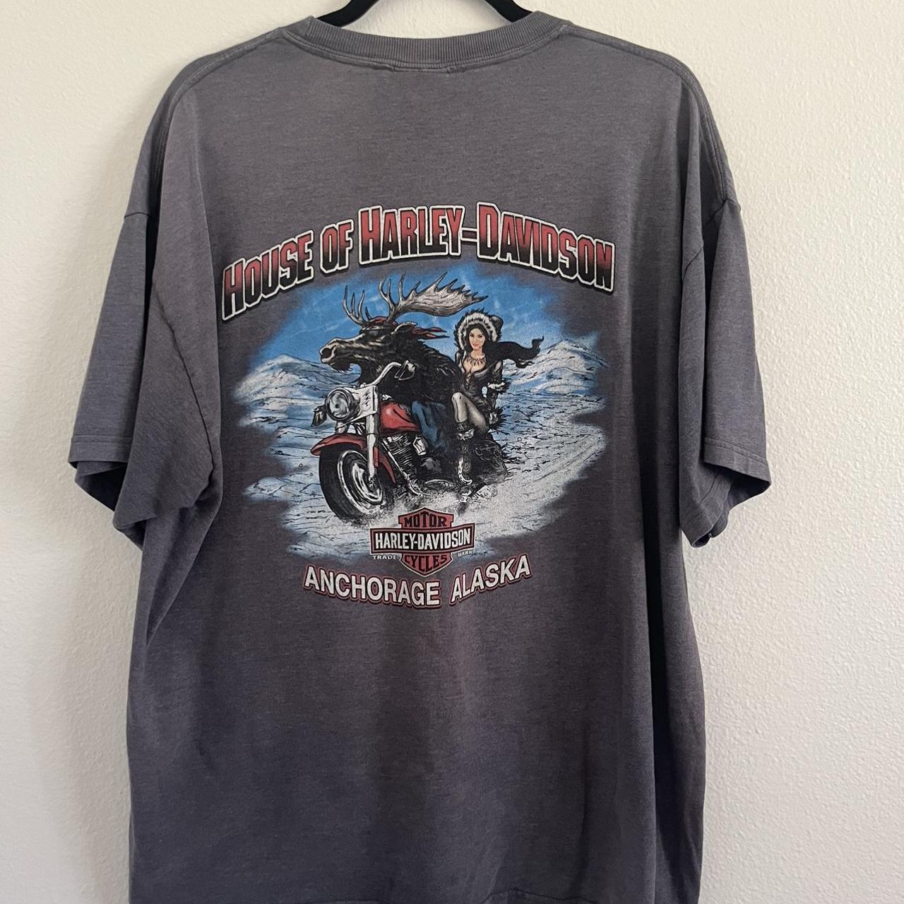 House of Harley-Davidson Anchorage, Alaska t-shirt... - Depop