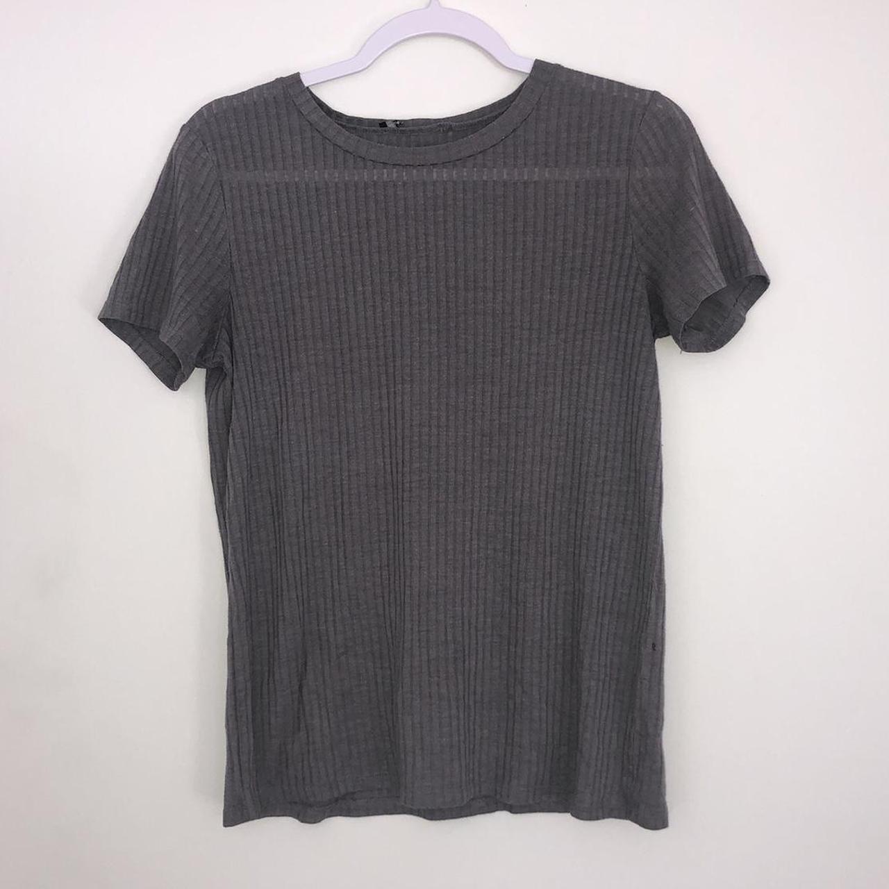 New Look Women's Grey Tshirt Depop