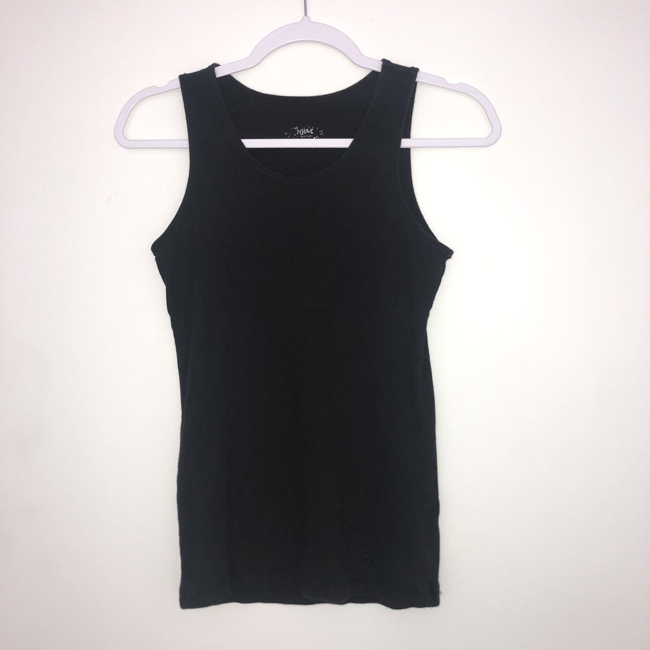 Black Fitted Muscle Tee #plain #classic #masculine... - Depop