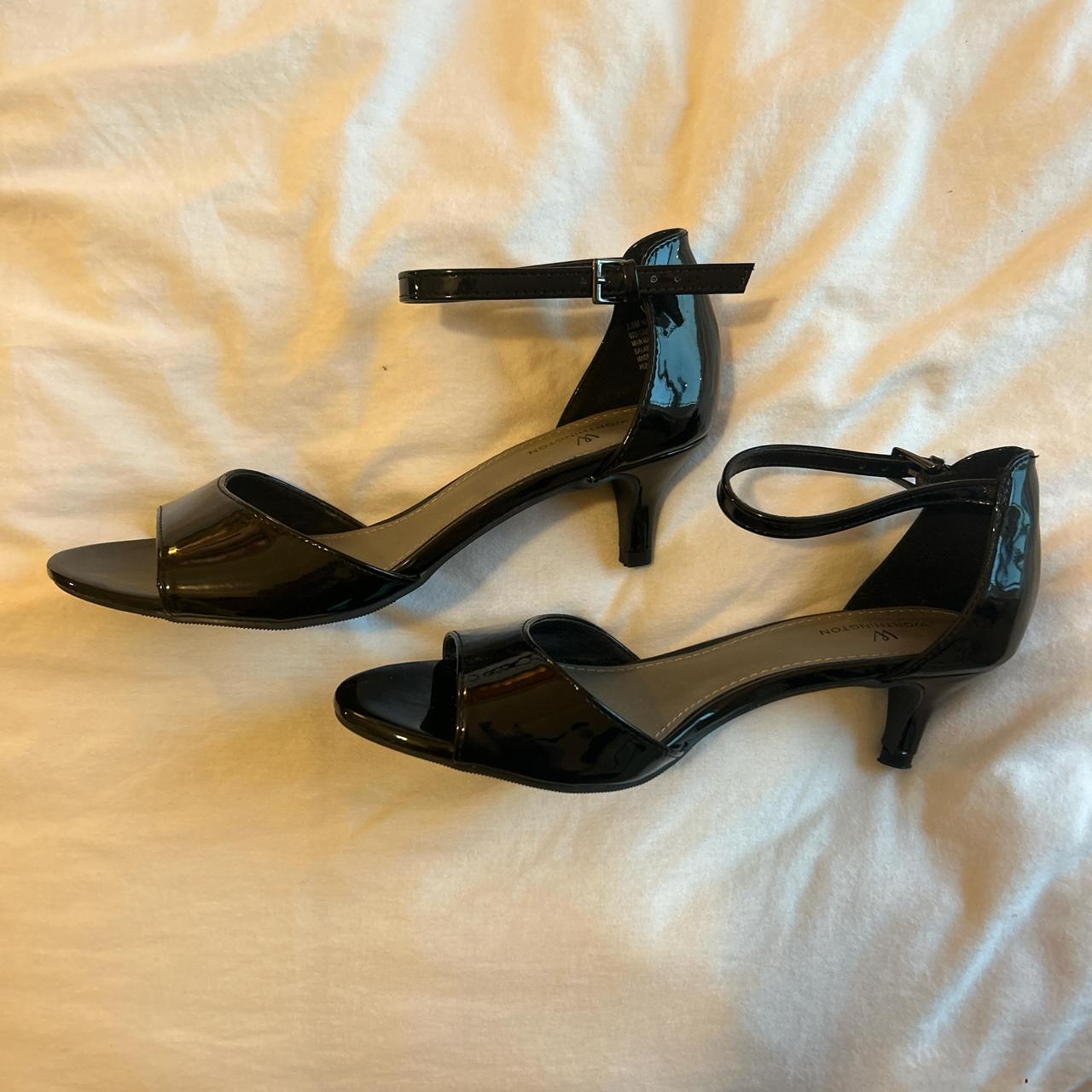 Black hoco heels best sale