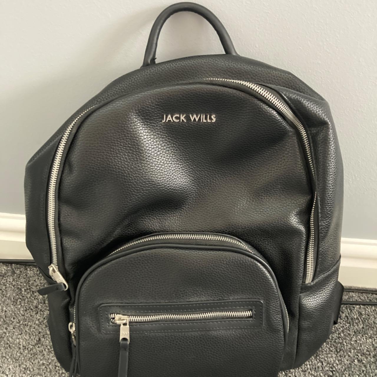 Black backpack Jack Wills