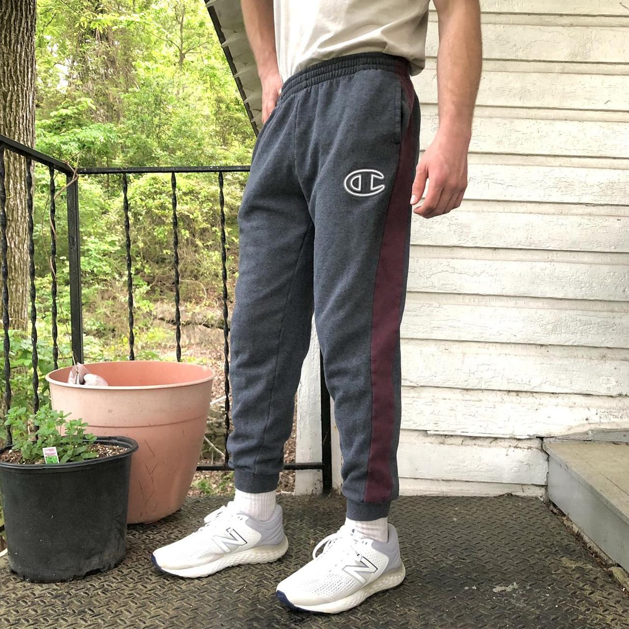 Burgundy discount champion joggers