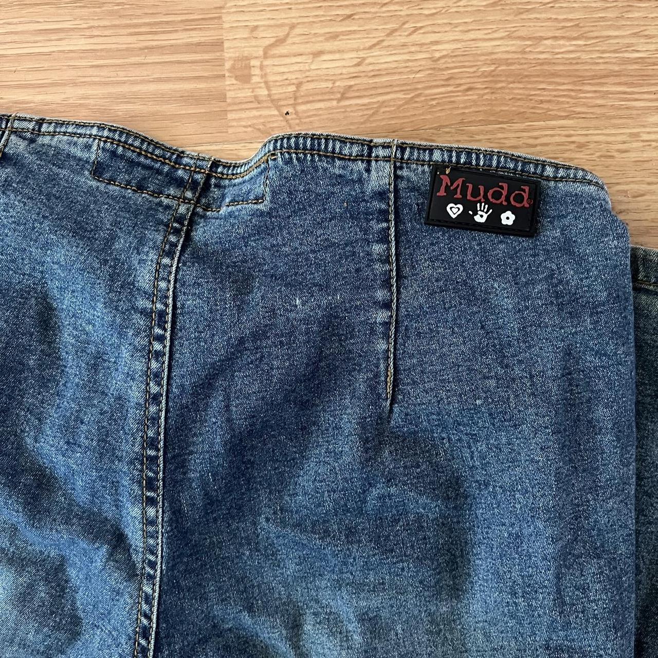 mudd low rise jeans no pockets in the back... - Depop