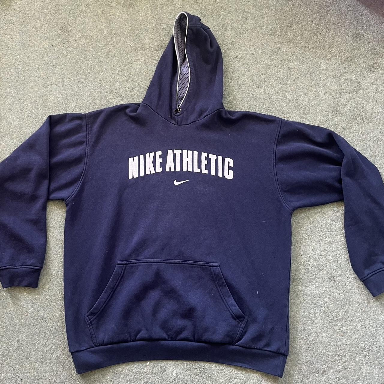 nike navy hoodie vintage