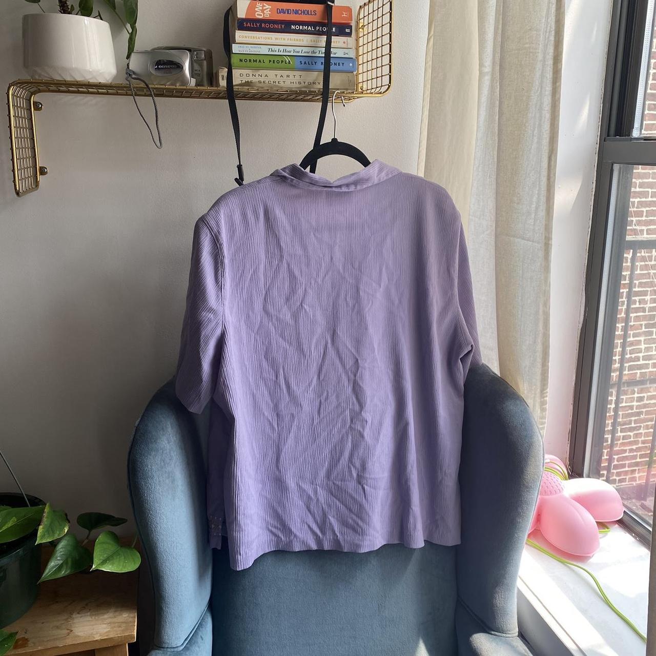 Alfred Dunner Women's Purple Shirt (4)