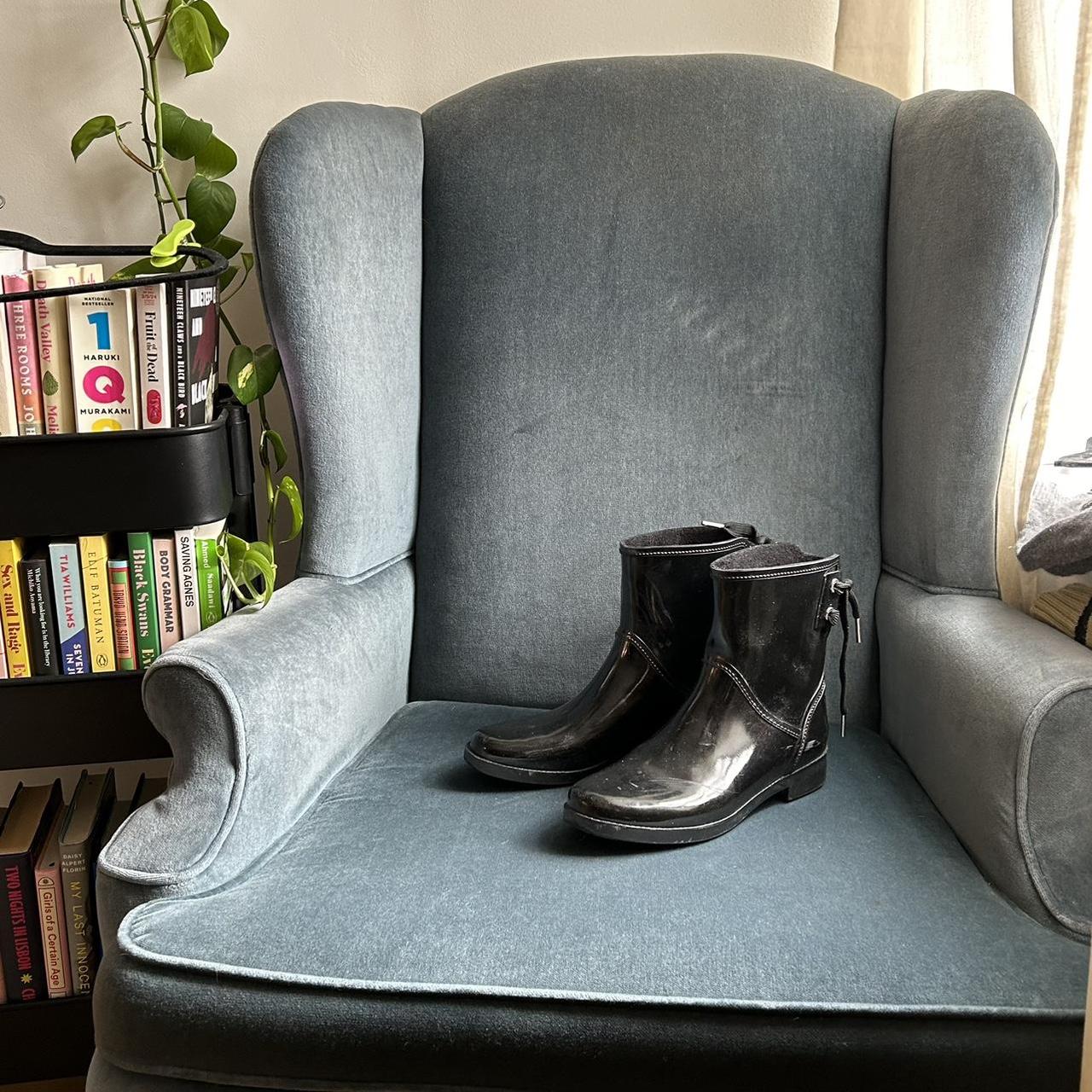 michael kors rain boots grey