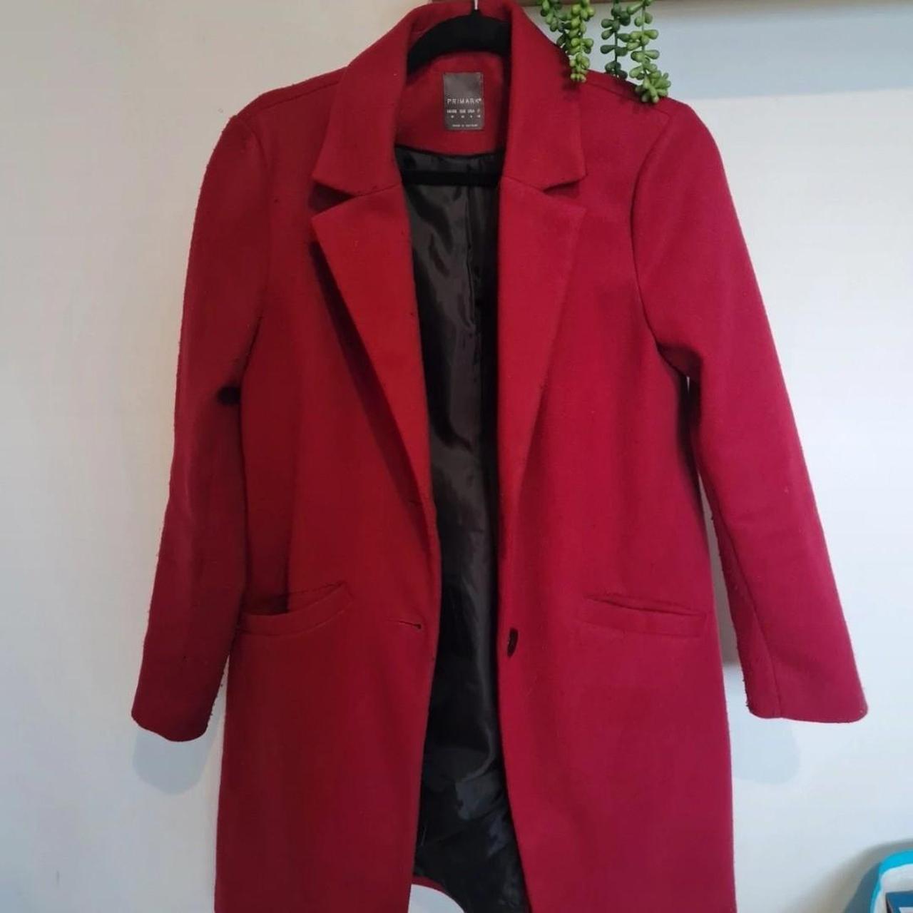 Primark red blazer best sale