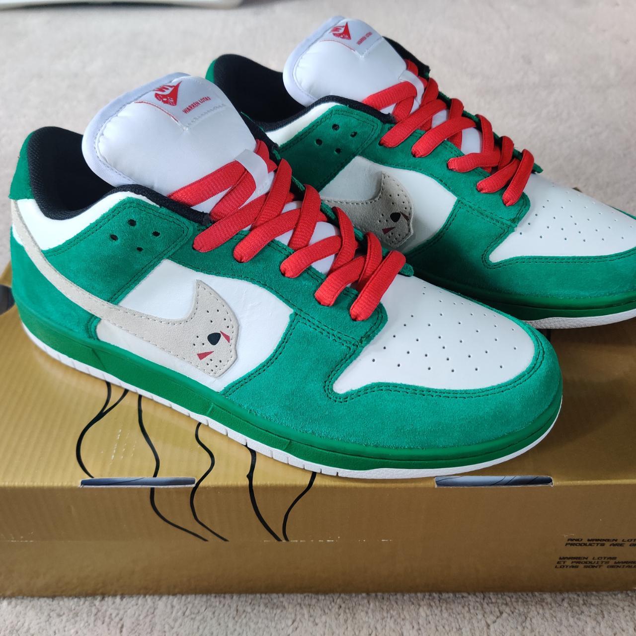 Warren Lotas Jason Dunk Toxic Green UK 7.5 US Depop