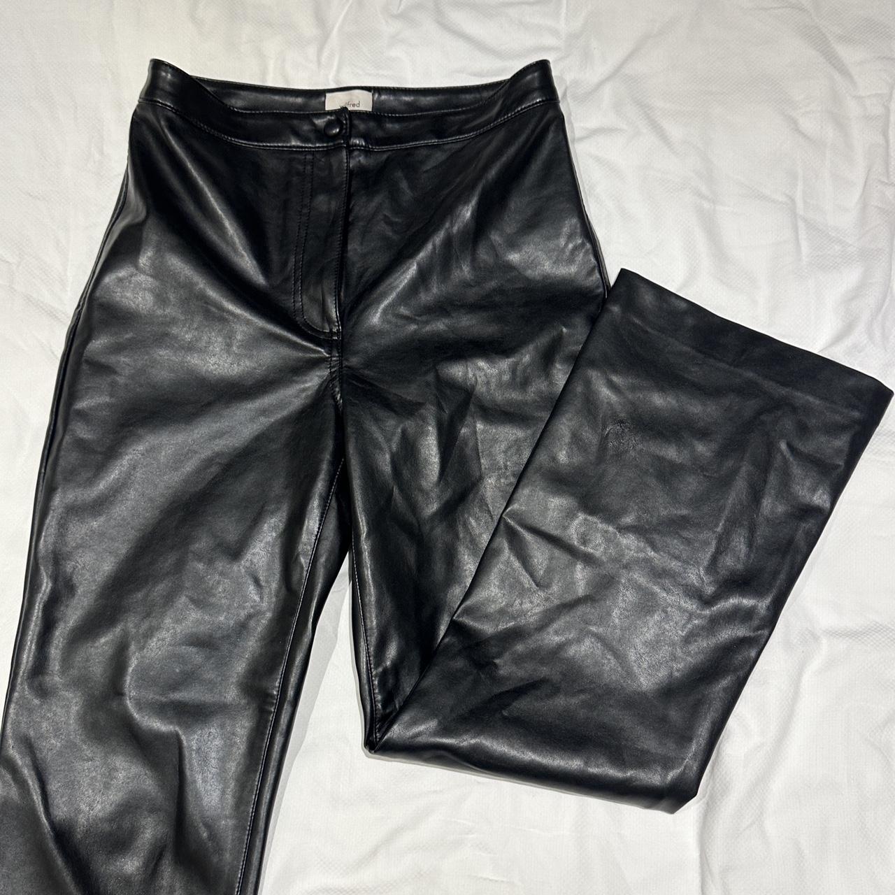 Closet London Black Leather Trouser