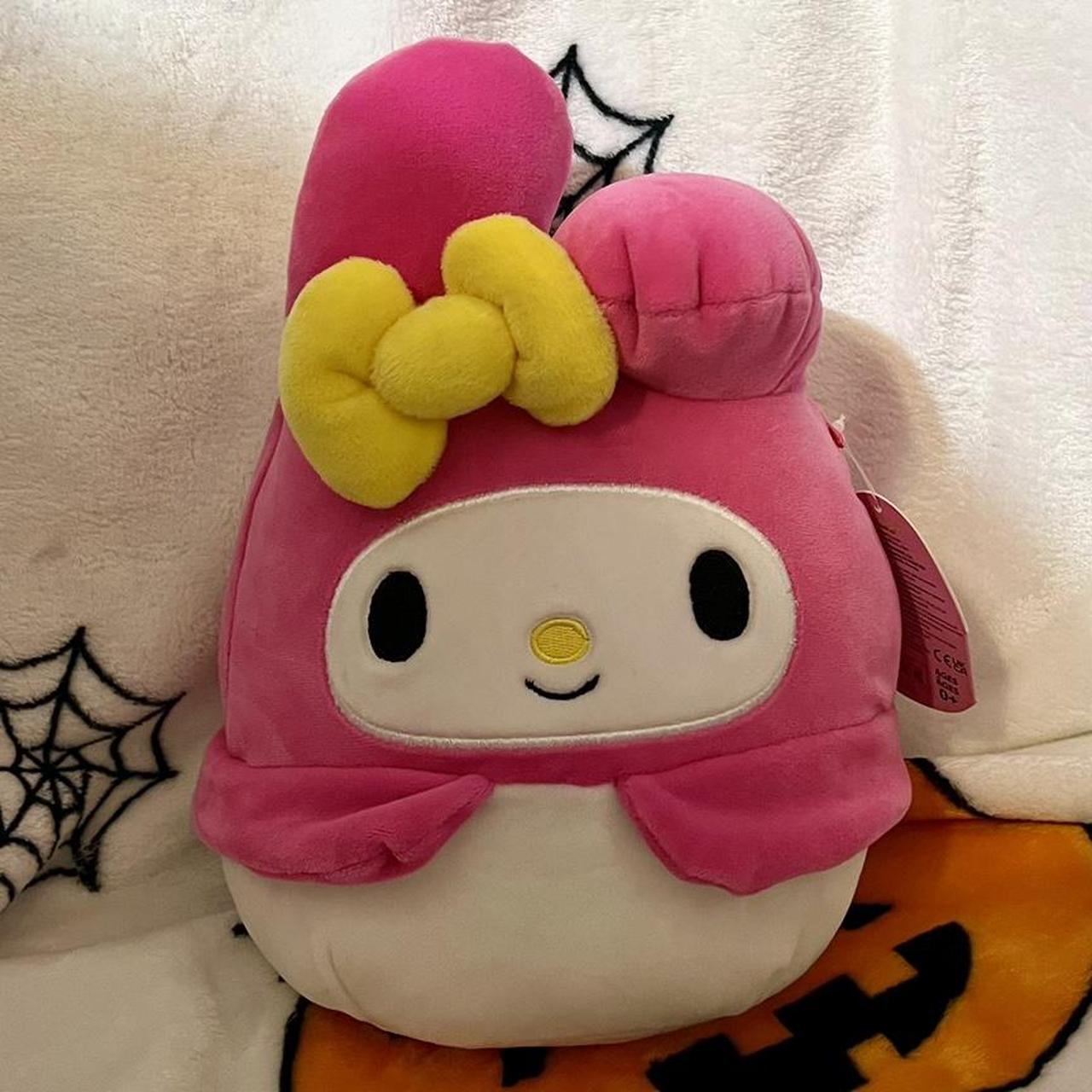 My melody sanrio squishmallow with tags! about 8 or... - Depop