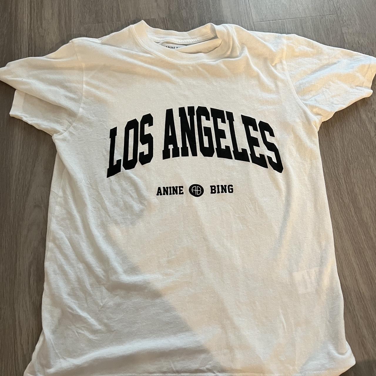 Anine Bing Los Angeles Lili Tee size XS fits like a... - Depop