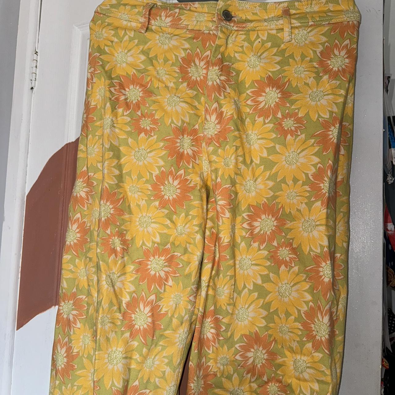 zara sunflower pants