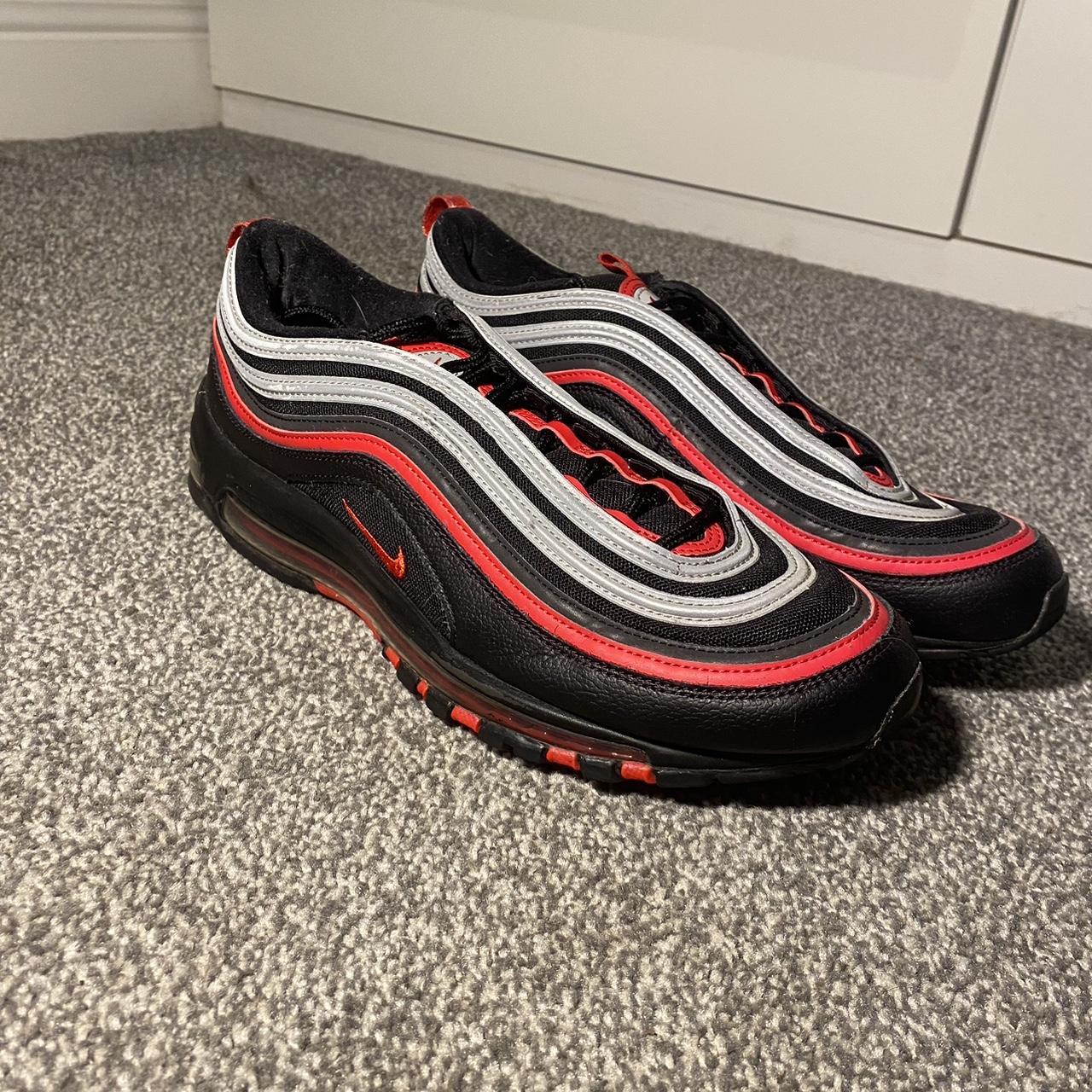 Nike Air Max 97 Black Red Silver