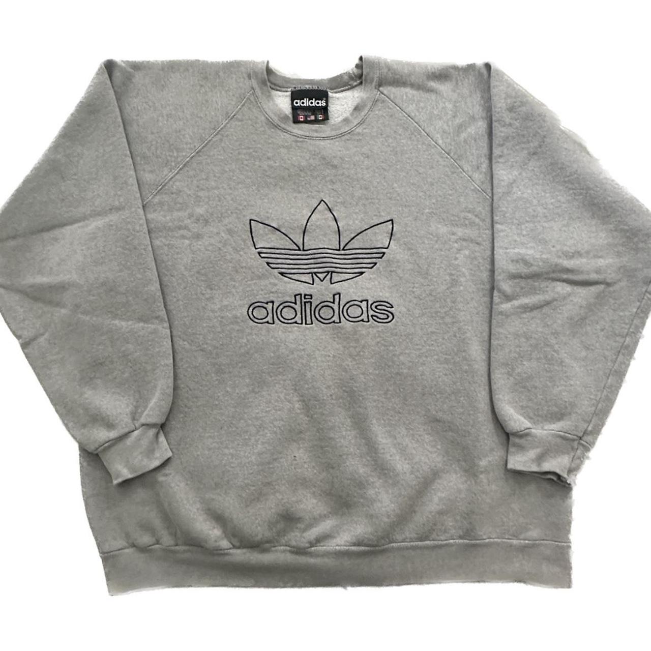 Vintage adidas hotsell trefoil sweatshirt