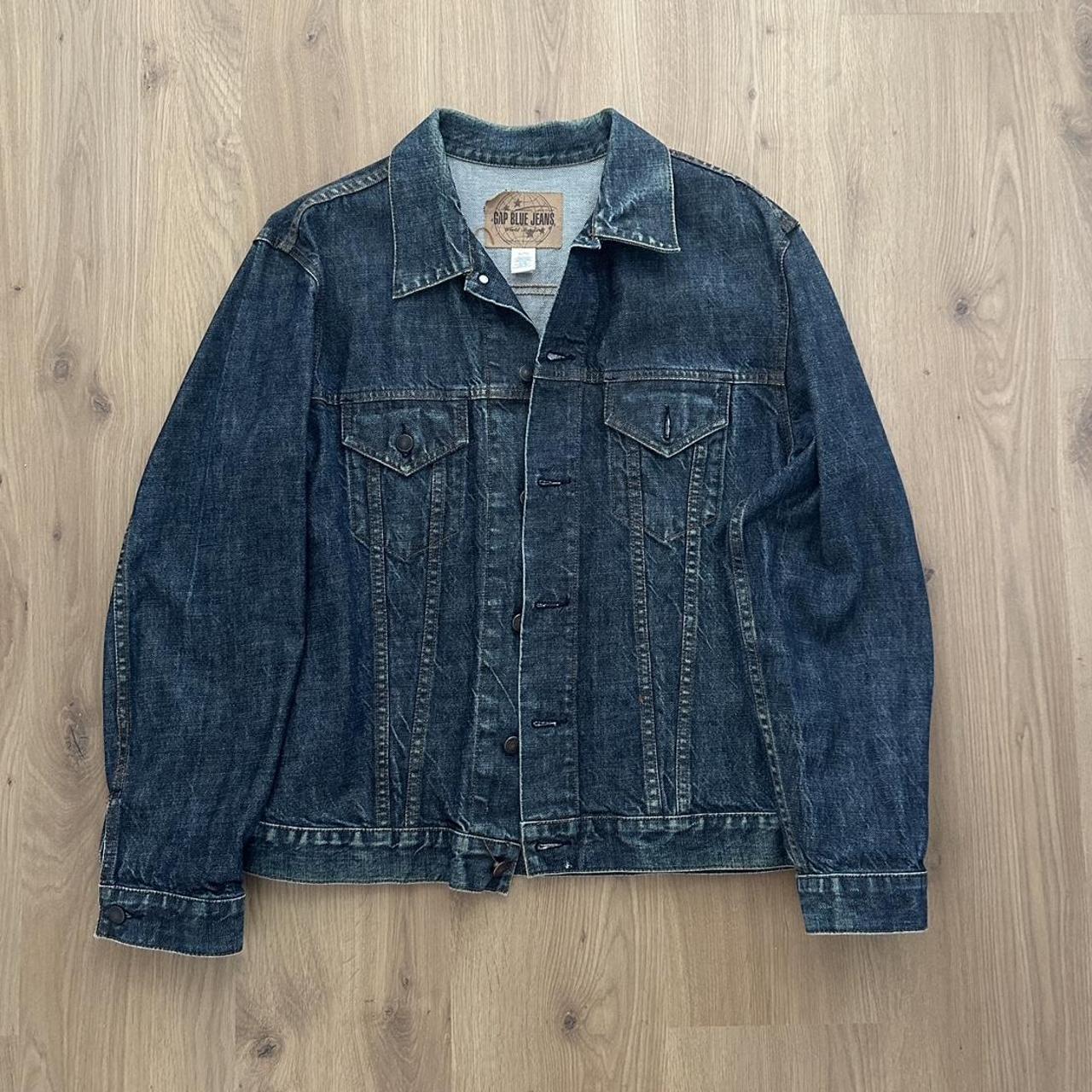 Gap Vintage Denim Jacket Tagged XL fits more L Sick... - Depop