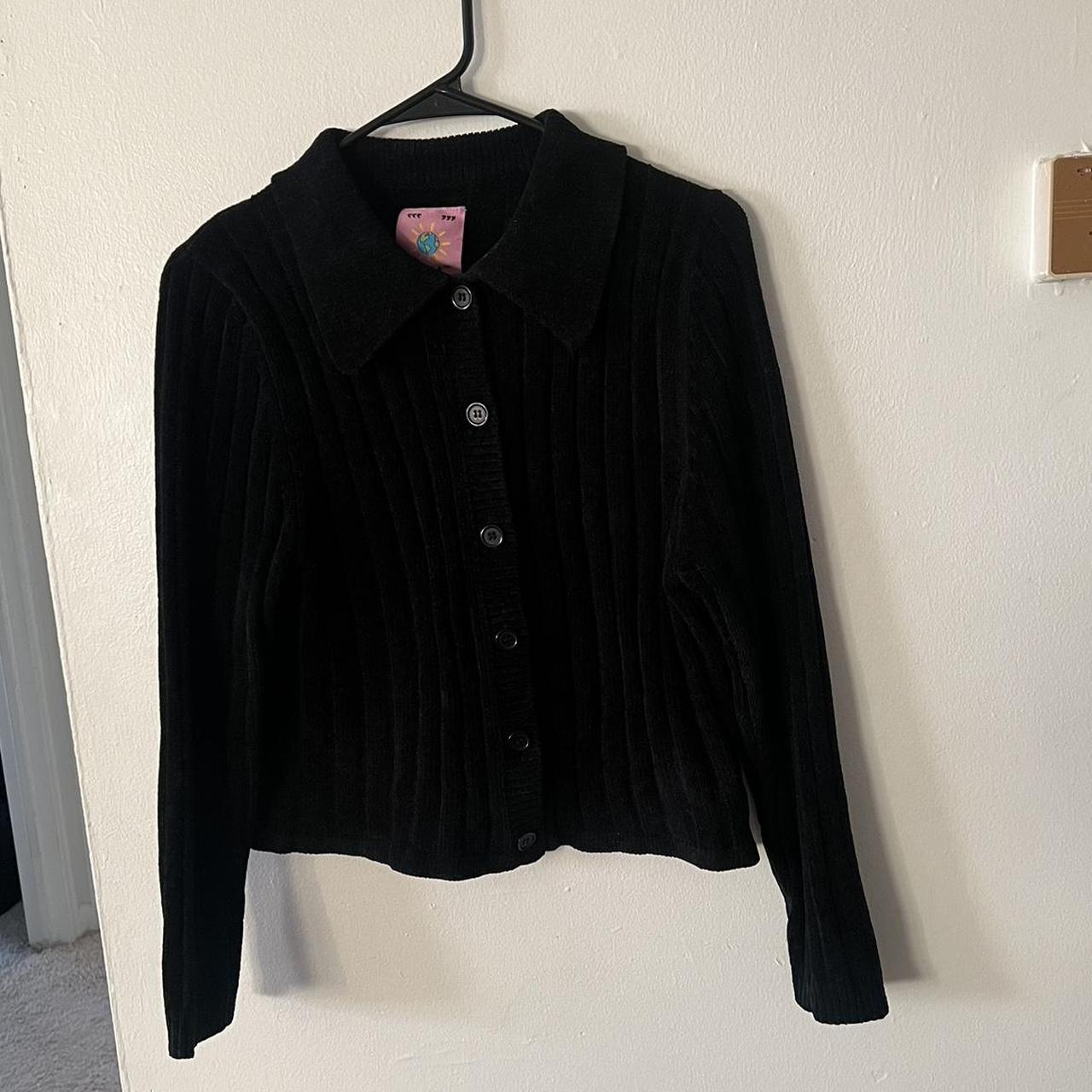 Unif black cardigan. Got years ago no idea which... - Depop