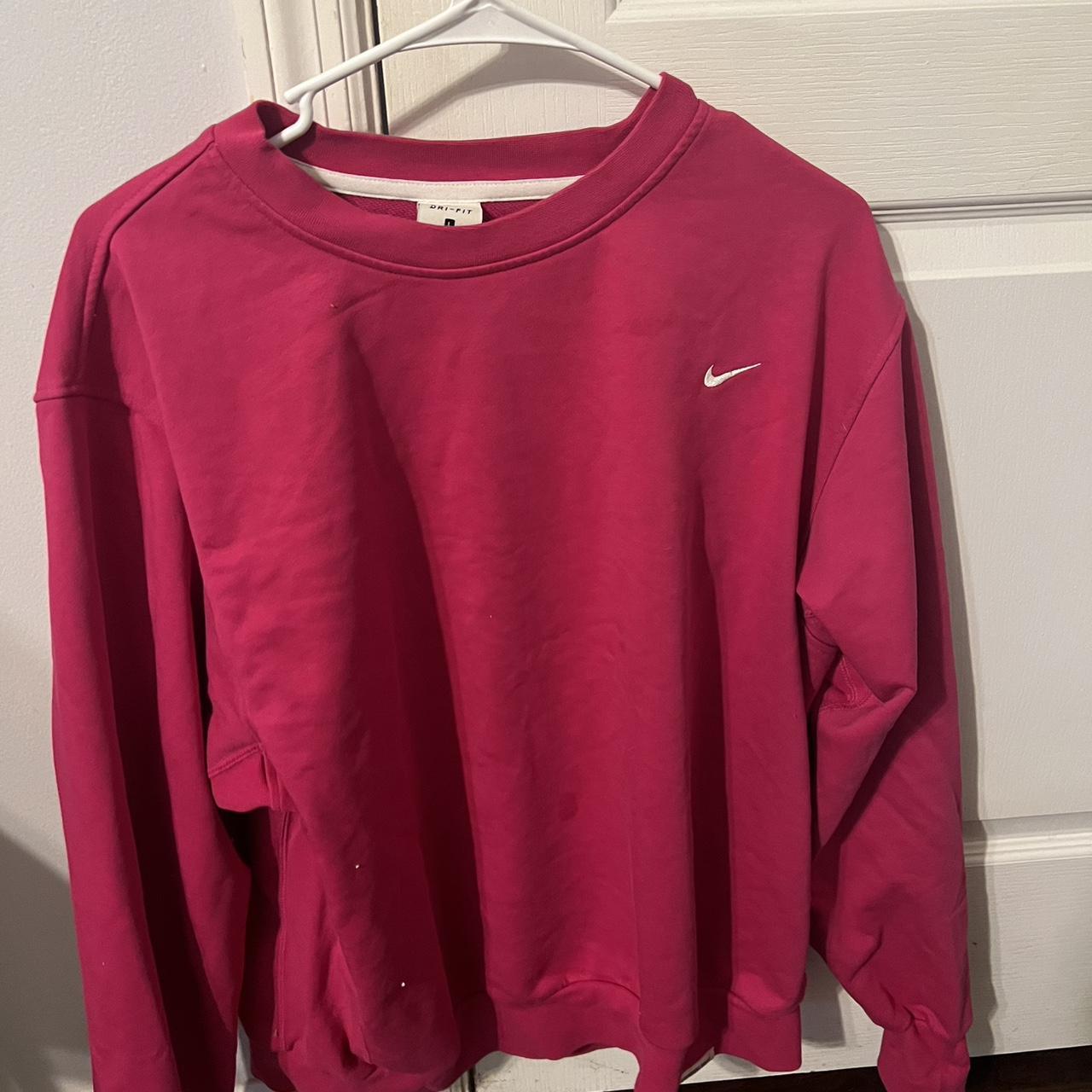 mens pink nike sweatshirt