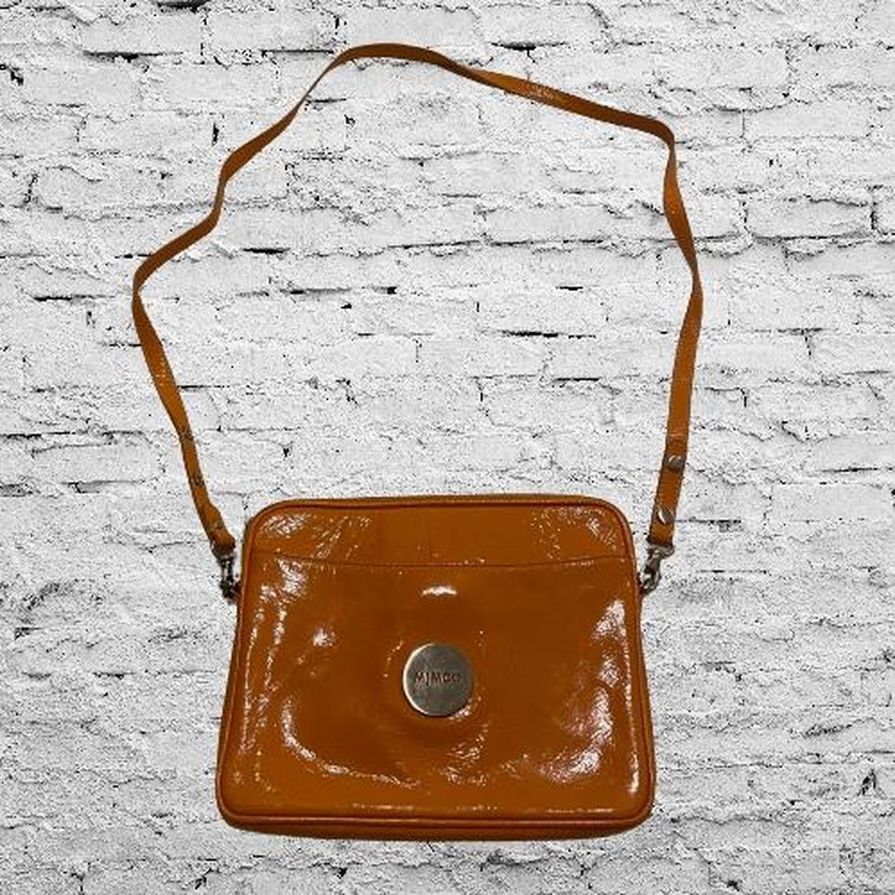 Orange square over the shoulder bag Mimco Great. Depop