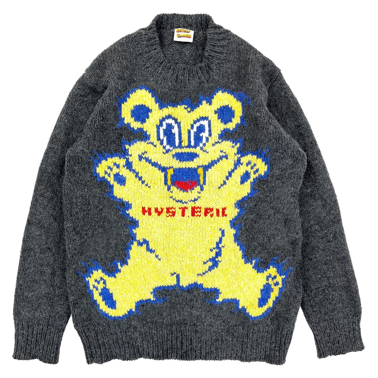 Depop Vintage Hysteric Glamour Bear Sweater Rare 90s Japanese Cult