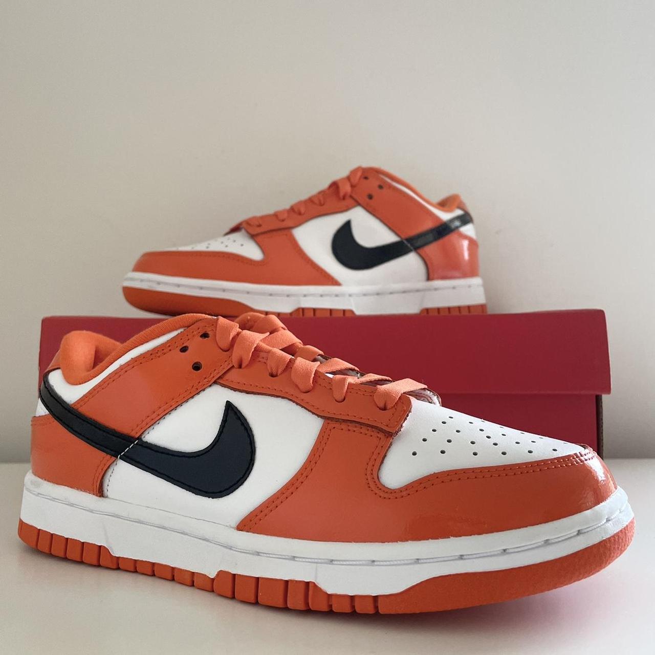 womens orange nike trainers