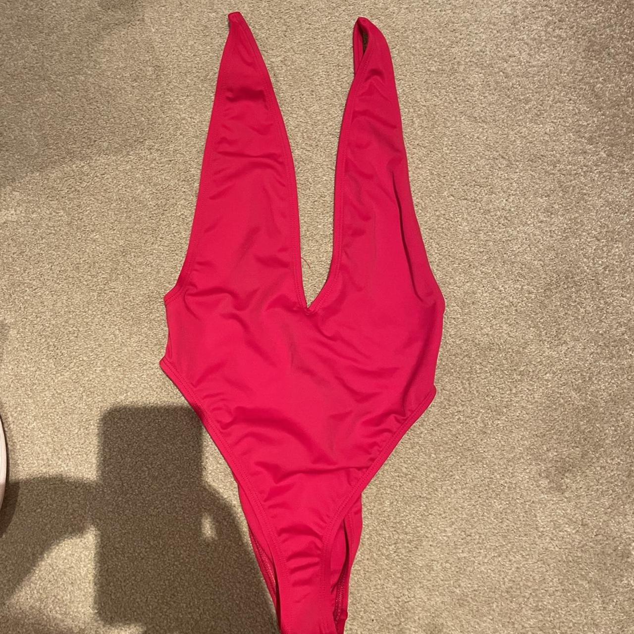 Ladies Dippin Daisys OnePiece Red Swimsuit Size... Depop