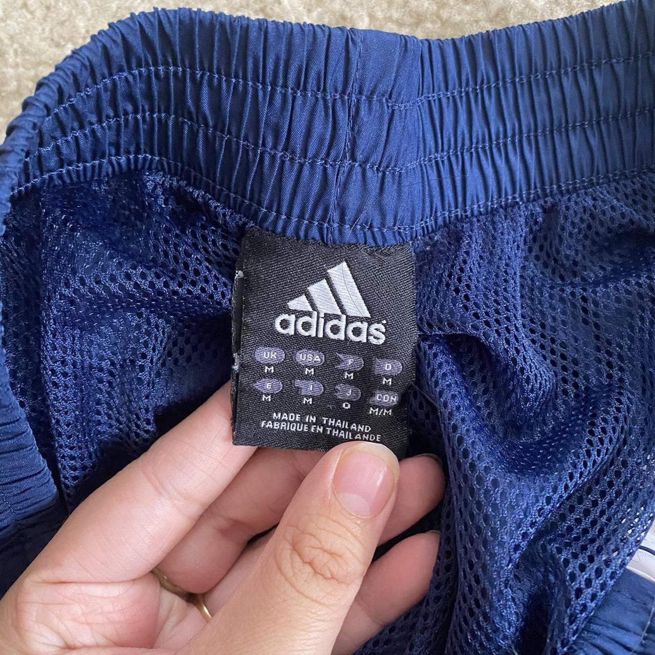 navy blue adidas tear away pants ☆ message me w... Depop