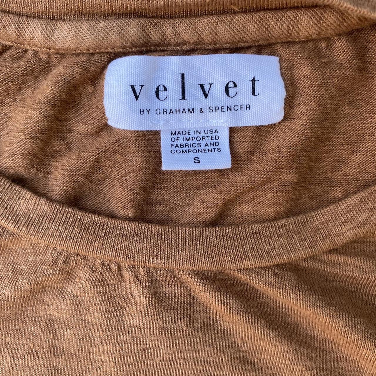 Velvet Women's Orange and Brown Shirt (3)