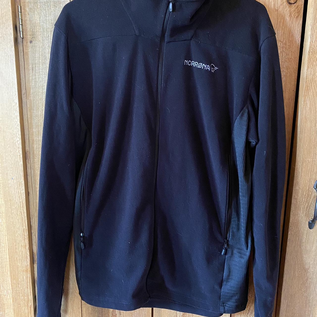 Norrona polartec fleece - large / black #gorpcore... - Depop