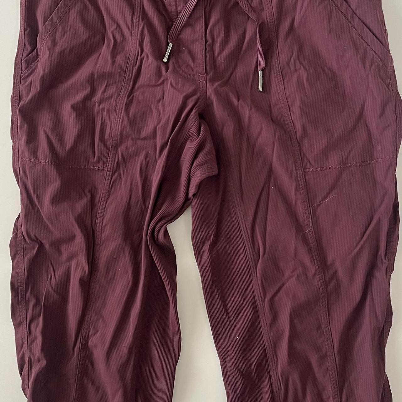 Lululemon Dance Studio Pants. Size 6 Burgundy... - Depop