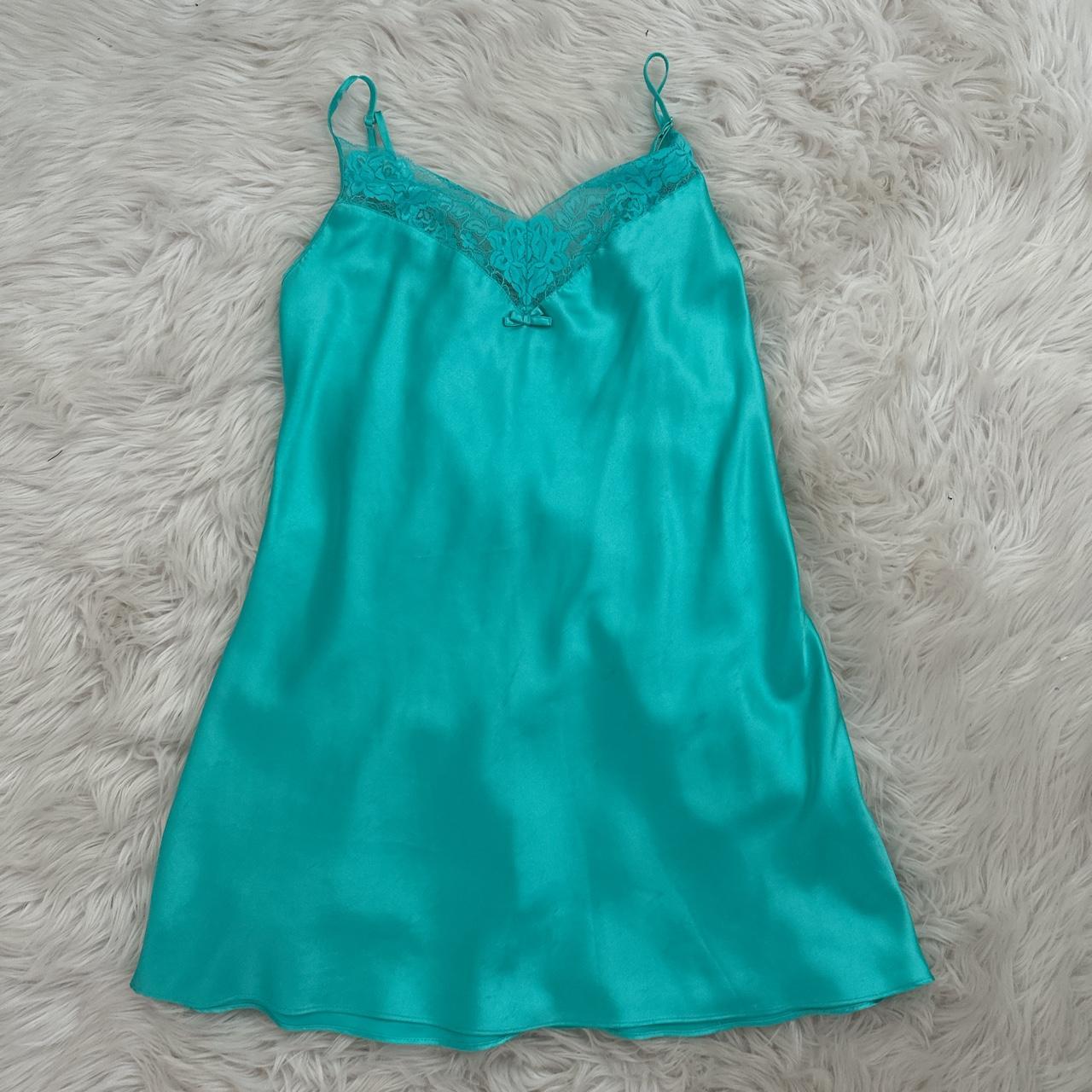 UNIF Women's Blue Dress | Depop